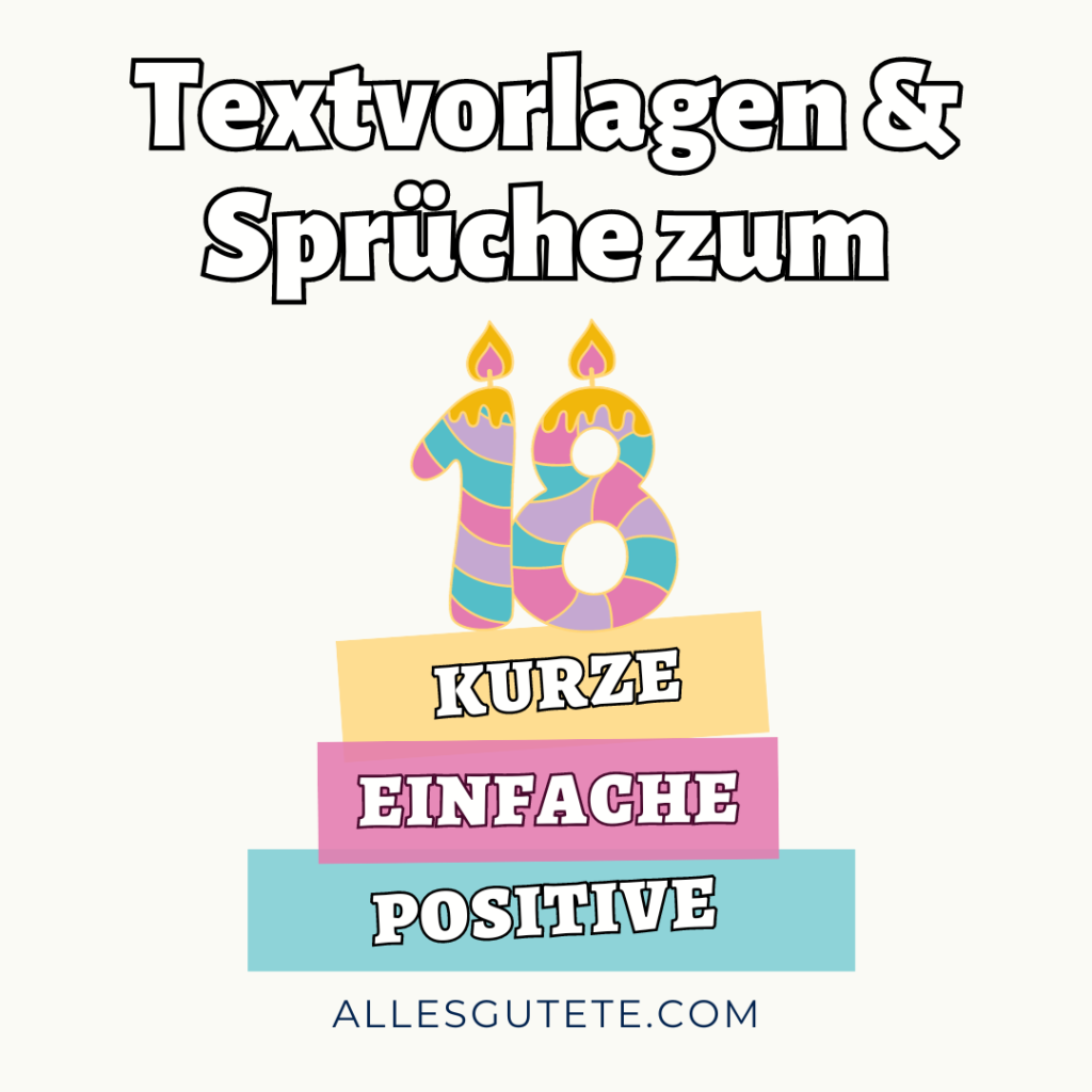 Was wünschen Großeltern ihren Enkeln zum 18 Geburtstag? AllesGuteTE