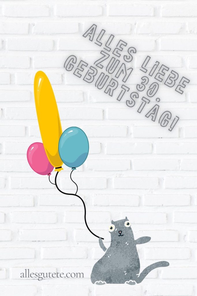 lustiges Bild für 30 geburtstag mann hält Geburtstag Luftballons