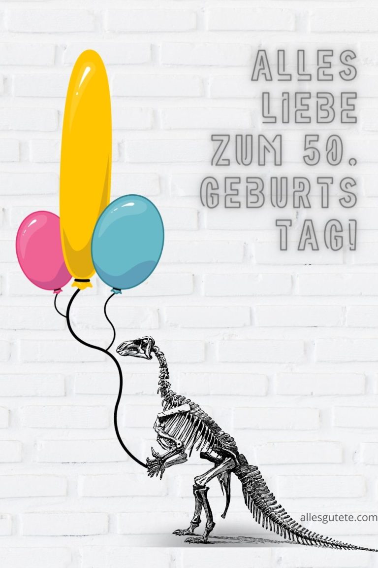 Lustige und herzliche Glückwünsche zum 50. Geburtstag für Männer
