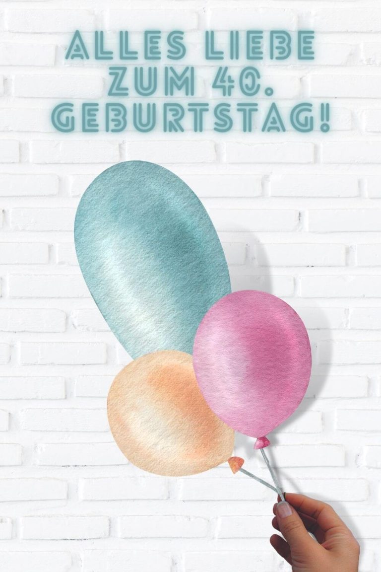 Kreative und Einzigartige Geburtstagswünsche für Männer die 40 werden